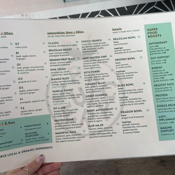 Parakeet Cafe - Little Italy - Drink menu - Breakfast & Brunch Near Me - San Diego, California