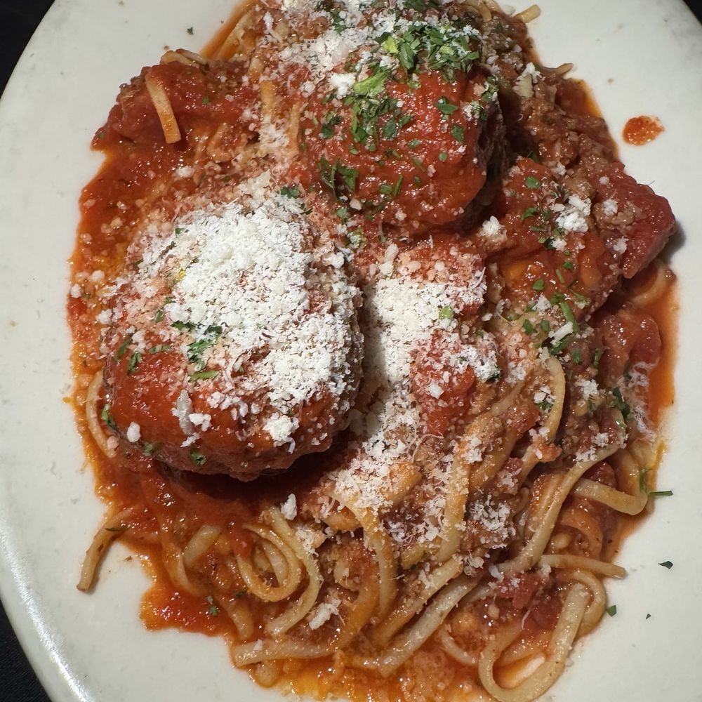 Castelli's - Linguine Alle Bolognese with Meatballs - Italian Near Me - Palm Desert, California