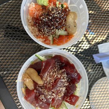 Sushi Murayama - (bottom) Mini Spicy Tuna with Wagyu Rice $14.50 (top) Mini Salmon Ikura $15.50 - Sushi Bars Near Me - Honolulu, Hawaii Sushi Murayama - (bottom) Mini Spicy Tuna with Wagyu Rice $14.50 (top) Mini Salmon Ikura $15.50 - Sushi Bars Near Me - Honolulu, Hawaii