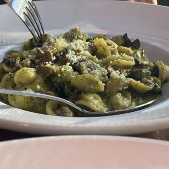 Mizza - Creamy pesto + mushroom - Italian Near Me - Santa Barbara, California