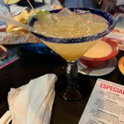 Los Primos Mexican Grill - Medium pineapple marg on the rocks