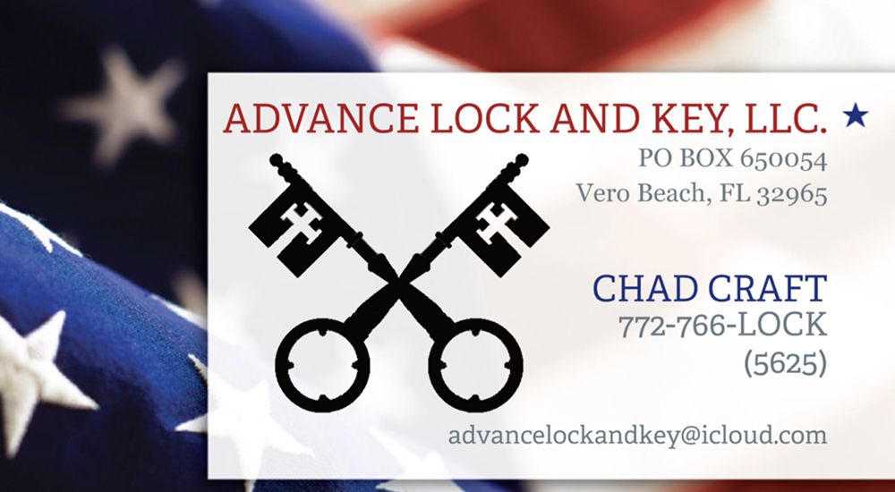 ADVANCE LOCK AND KEY Updated September 2024 Vero Beach, Florida