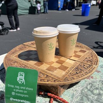 Hijau - Nastar Lattee and Pandan Steamer in the photo op center. - Coffee & Tea Near Me - Cupertino, California Hijau - Nastar Lattee and Pandan Steamer in the photo op center. - Coffee & Tea Near Me - Cupertino, California