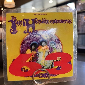 Jacks Urban Eats - Fresno - How did they know I am a Hendrix fan!  This is their number system to bring your food to your table. - American Near Me - Fresno, California