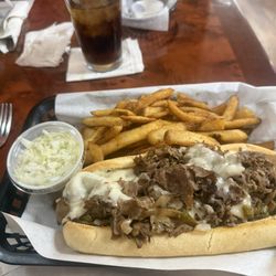 Coppertown Bar And Grill - Philly steak hoagie basket