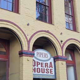 Exterior outside entrance of Piper's Opera House - Virginia City, Nevada Exterior outside entrance of Piper's Opera House - Virginia City, Nevada