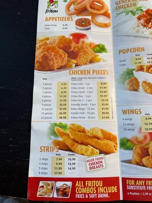 Menu photo 2 Fritou Chicken Abbotsford, BC