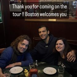 With the best tour guide of Boston!