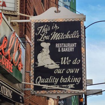 Lou Mitchell's - Outside sign - Breakfast & Brunch Near Me - Chicago, Illinois