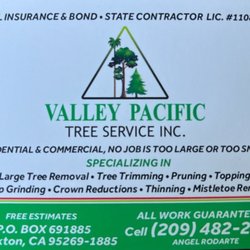 Valley Pacific Tree Service - Valley Pacific Tree Service Inc.