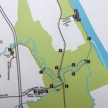 City of Cayce - Map of the Timmerman, North, and South Trails - Hiking Near Me - Cayce, South Carolina