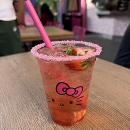 hello kitty green iced tea