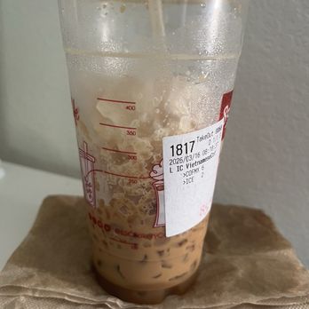 85°C Bakery Cafe-Jurupa Valley - More than half filled with ice, despite asking for light ice. 400 mark- - Bakeries Near Me - Jurupa Valley, California 85°C Bakery Cafe-Jurupa Valley - More than half filled with ice, despite asking for light ice. 400 mark- - Bakeries Near Me - Jurupa Valley, California