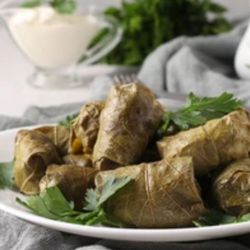 Seventeen Cafe - Yummy Sarma ( Stuffed grape leaves)
