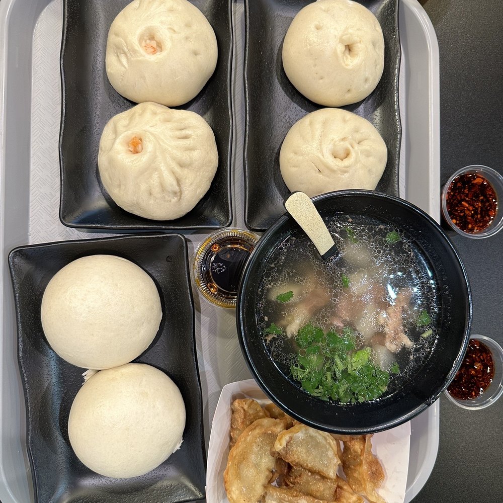 Bao Space - Shrimp bao, Berkshire pork bao, pan fried dumpling, black sesame bao, beef radish soup - Asian Fusion Near Me - Ann Arbor, Michigan