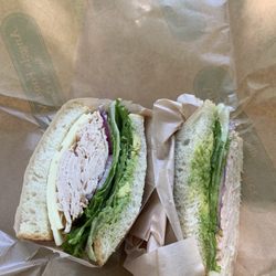 Sierra Hills Market - Turkey Swiss avocado red onion and lettuce on sourdough