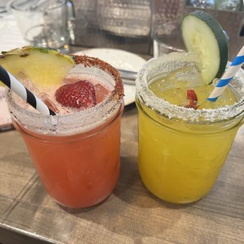 Ancho & Agave - Strawberry Margarita and Mango Habanero Margarita - Cocktail Bars Near Me - Omaha, Nebraska Ancho & Agave - Strawberry Margarita and Mango Habanero Margarita - Cocktail Bars Near Me - Omaha, Nebraska