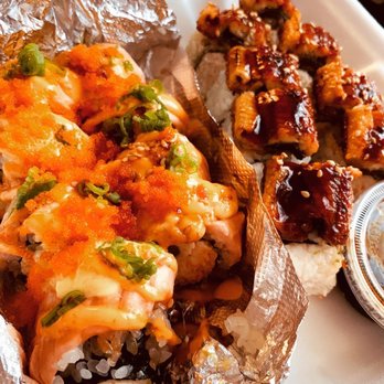 Chobop - Baked Salmon Roll and Dragon Roll - Sushi Bars Near Me - Costa Mesa, California