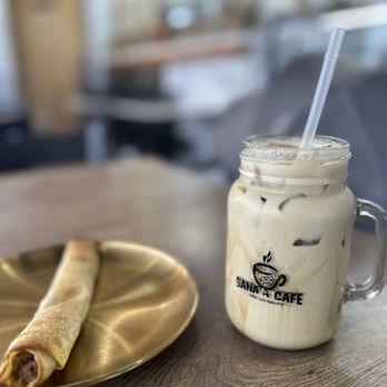 Mediterranean Grill House - Iced coffee msakhan roll - Middle Eastern Near Me - Mountain View, California Mediterranean Grill House - Iced coffee msakhan roll - Middle Eastern Near Me - Mountain View, California