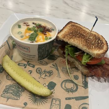 McAlister's Deli - 1/2 sandwhich - BLT + Avocado 1/2 soup - Potatoe - Salad Near Me - Terre Haute, Indiana McAlister's Deli - 1/2 sandwhich - BLT + Avocado 1/2 soup - Potatoe - Salad Near Me - Terre Haute, Indiana
