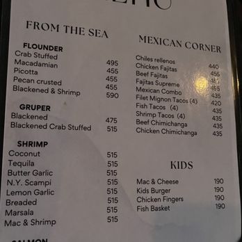 Chef  Mickey's Place - Menu - International Near Me - Sonora, SON