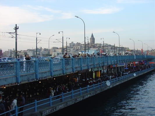 Galata Bridge by null