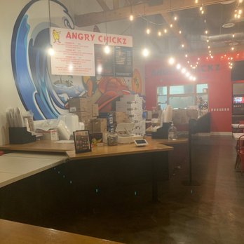 Angry Chickz - Front counter - Chicken Shop Near Me - Oceanside, California Angry Chickz - Front counter - Chicken Shop Near Me - Oceanside, California