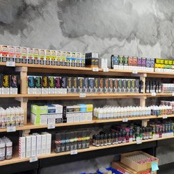 710 Glass & Vapor - This is only a portion of the vape products we carry! We have variety of different vape juices and flavors.