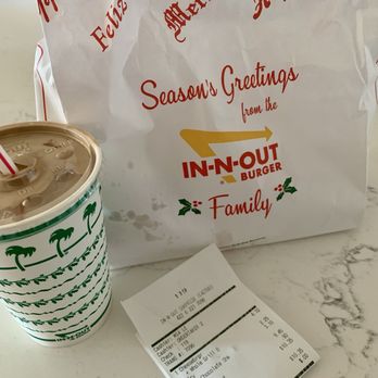 In-N-Out Burger - Chocolate Shake, Fry, Cheeseburger with Whole Grilled Onion - Burgers Near Me - Surprise, Arizona