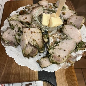Salumeria Simoni - Platter of Porchetta - Salumerie Near Me - Bologna, BO