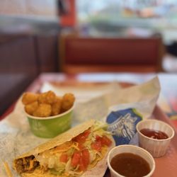 Taco Time - Crisp taco and mexi fries