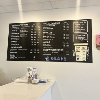 BoBa - Menu - Bubble Tea Near Me - Sea Cliff, New York