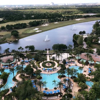 JW Marriott - View from the balcony - Hotels Near Me - Orlando, Florida