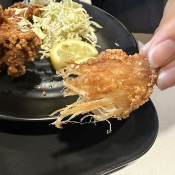 Noodlepig - Stringy and dry fried chicken karage! - Ramen Near Me - Grand Rapids, Michigan