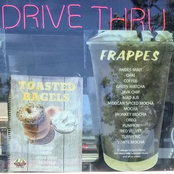 Aj's Coffee - Bagel and frappe flavors - Coffee & Tea Near Me - Dublin, California