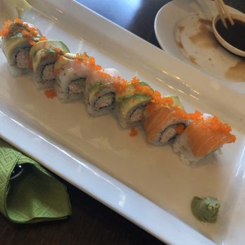 Thai Oishi Restaurant - Rainbow sushi roll - Sushi Bars Near Me - Lakeland, Florida Thai Oishi Restaurant - Rainbow sushi roll - Sushi Bars Near Me - Lakeland, Florida