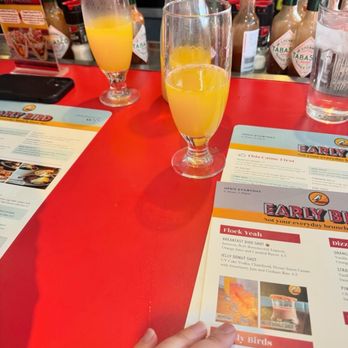 Early Bird Blackstone District - Sitting at the bar with mimosas - Breakfast & Brunch Near Me - Omaha, Nebraska Early Bird Blackstone District - Sitting at the bar with mimosas - Breakfast & Brunch Near Me - Omaha, Nebraska