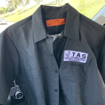 Ace Uniforms - Mechanic shirt with Logo Patch sewed on. - Uniforms Near Me - San Diego, California
