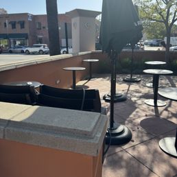 It is not even quite 5pm and everything is locked up (with no inside seating)
