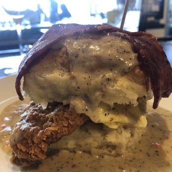 Brunch & Sip - Chicken Biscuit deliciousness! I asked for the calories on the side. - Coffee & Tea Near Me - Phoenix, Arizona