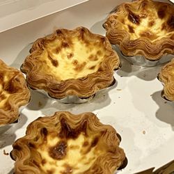 Portuguese-style egg tarts
