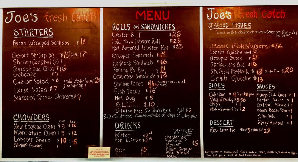 Social spots from Joe's Fresh Catch - Coconut Point Mall