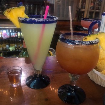 Las Trojas Cantina - Medium Margarita w shot of Grand Mariner and a Papaya Margarita - Mexican Near Me - Madison, Alabama Las Trojas Cantina - Medium Margarita w shot of Grand Mariner and a Papaya Margarita - Mexican Near Me - Madison, Alabama