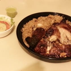 El Pollo Peruano - 1/2 Chicken, PFR, Salad, and magic green sauce