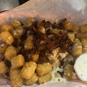 CJ's Pizza Bar and Grill - loaded tots - Pizza Near Me - Rocklin, California CJ's Pizza Bar and Grill - loaded tots - Pizza Near Me - Rocklin, California
