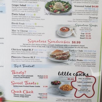 Chicken Salad Chick - Menu - Sandwiches Near Me - McDonough, Georgia