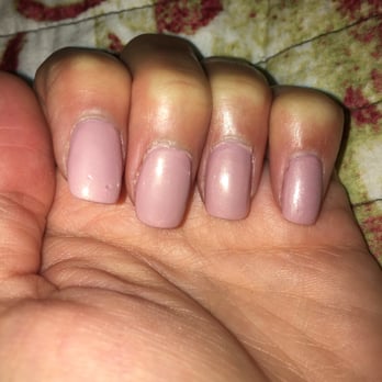 Davi Nails - Not happy, this is after 1 day and ew. - Nail Salons Near Me - Manhattan, Kansas