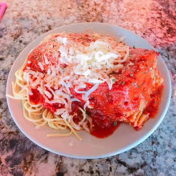 Comella's - a plate of spaghetti and meatballs - Italian Near Me - Concord, Massachusetts