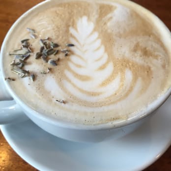 Cafe Topes - Lavender Mocha  Made with Stumptown Coffee - Coffee & Tea Near Me - Carlsbad, California