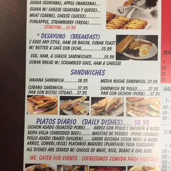 Cuba Bakery & Cafe - Menu - Cuban Near Me - Aurora, Colorado Cuba Bakery & Cafe - Menu - Cuban Near Me - Aurora, Colorado